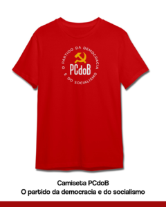 Camiseta PCdoB - O partido da democracia e do socialismo